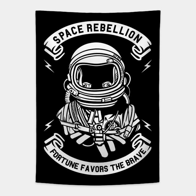 Space Rebellion Tapestry by CRD Branding