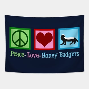 Honey Badger Love Tapestry