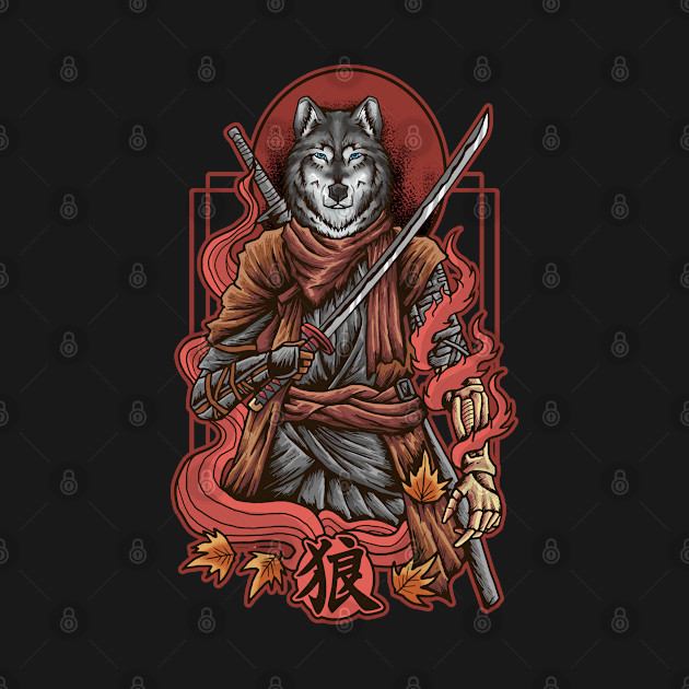 Discover Wolf of Ashina - Wolf - T-Shirt