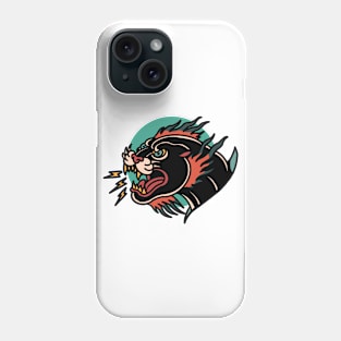 angry panther Phone Case