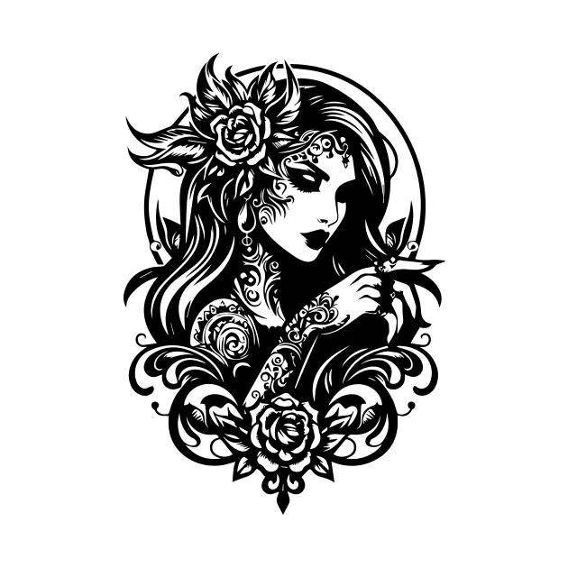 gothic woman by lkn