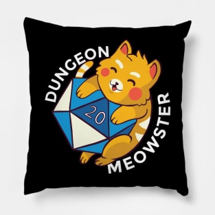 Dungeon Meowster Pillow