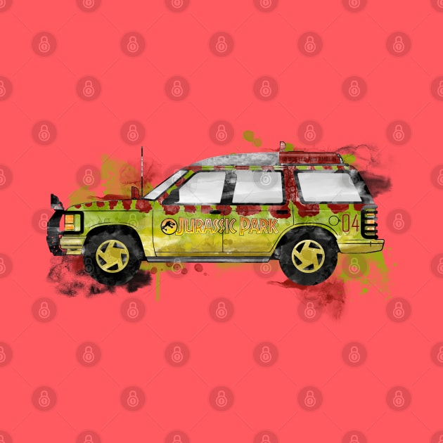 Jurassic Explorer Car by Jurassic Merch