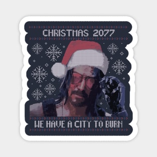 Christmas 2077 Magnet