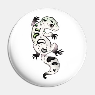 Aromantic Pride Leopard Gecko Pin