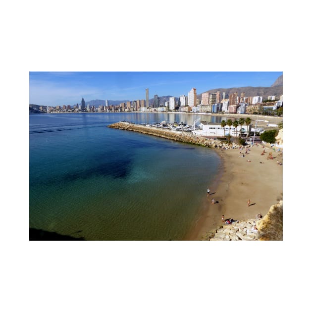 Benidorm Mal Pas Beach Costa Blanca Spain by AndyEvansPhotos