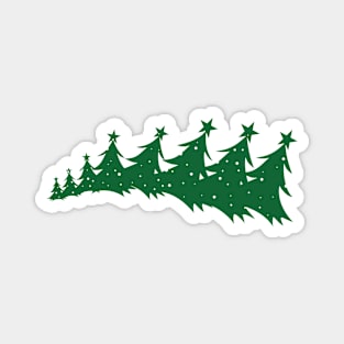 Christmas trees Magnet