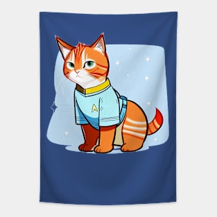 Space Officer Cat Tapestry