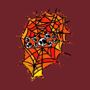 Colorful spider web T-Shirt