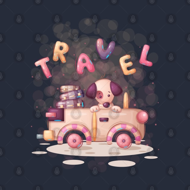 Travel Buddy - Dog Car by Clicky Commons