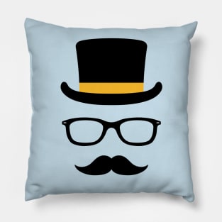 Mustache Ideology Handlebar Mustache Fathers Day Funny Dad Pillow