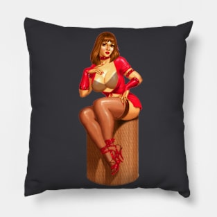 1950's Retro Pinup Girl Pillow