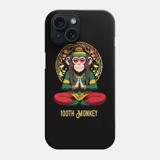 Reggae Zen Monkey: 100th Monkey Edition Phone Case