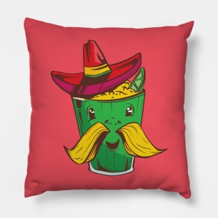 Colorful Mexican Corn in a Cup with a Sombrero Elote Pillow