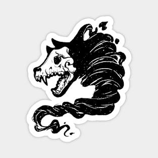 Wolf Skull Magnet