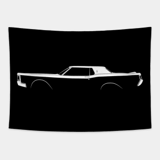 Lincoln Continental Mark III Silhouette Tapestry