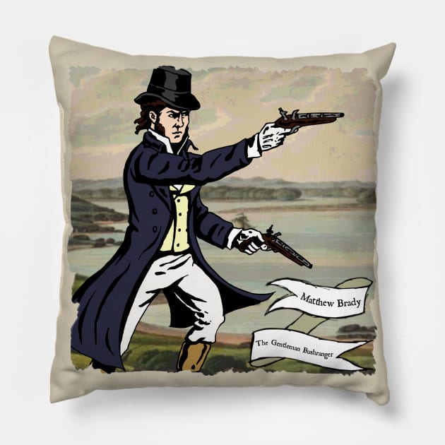 Matthew Brady Pillow by Australian_Bushranging