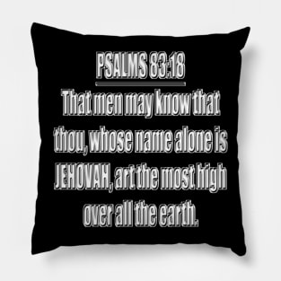 Psalms 83:18 King James Version (KJV) Pillow