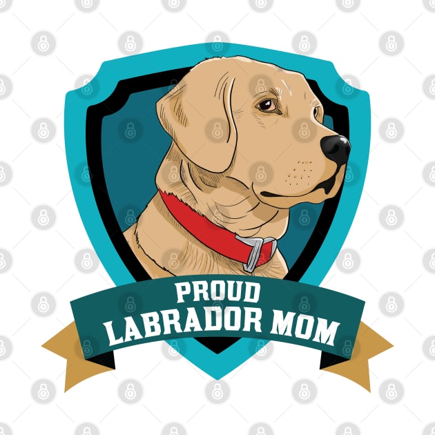 Proud Labrador Mom by Issacart