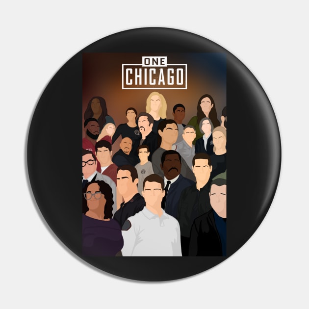 One Chicago Pin by icantdrawfaces