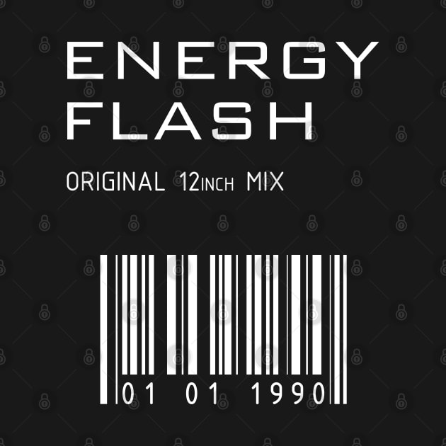 ENERGY FLASH TECHNO WHITE by KIMIDIGI