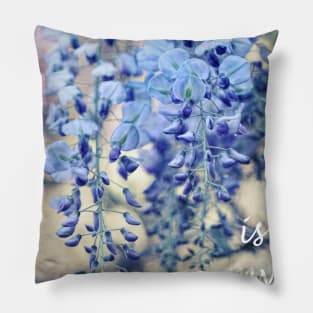 Wisteria Dreams at Twilight Pillow