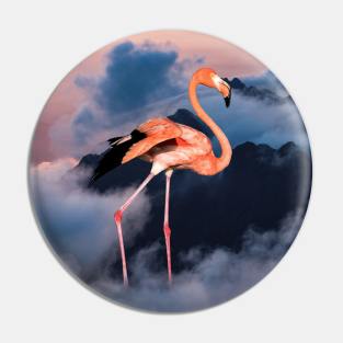 Sky Flamingo Pin