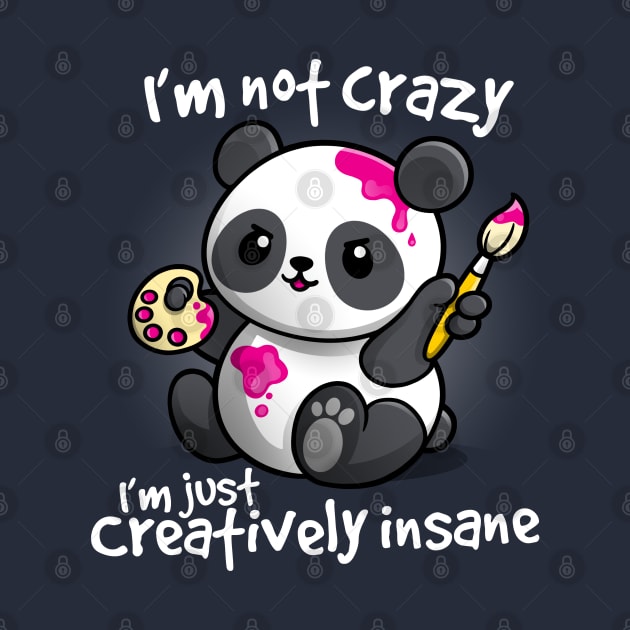 Creatively insane panda by NemiMakeit