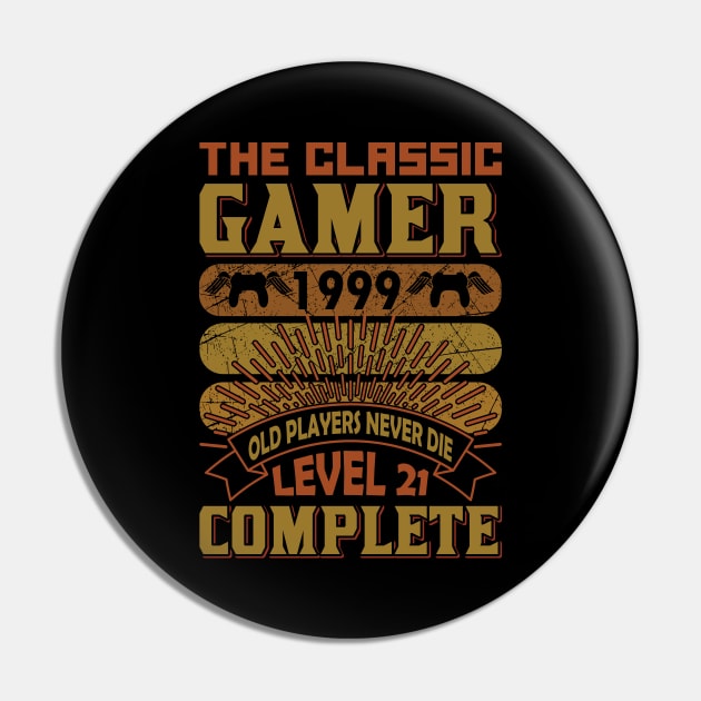 The Classic Gamer - Old Players Never die 1999 Pin by Mande Art