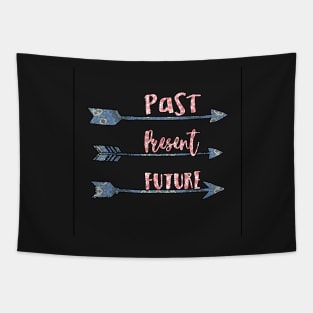 Past, Present, Future Typography Design- Patterned Tapestry