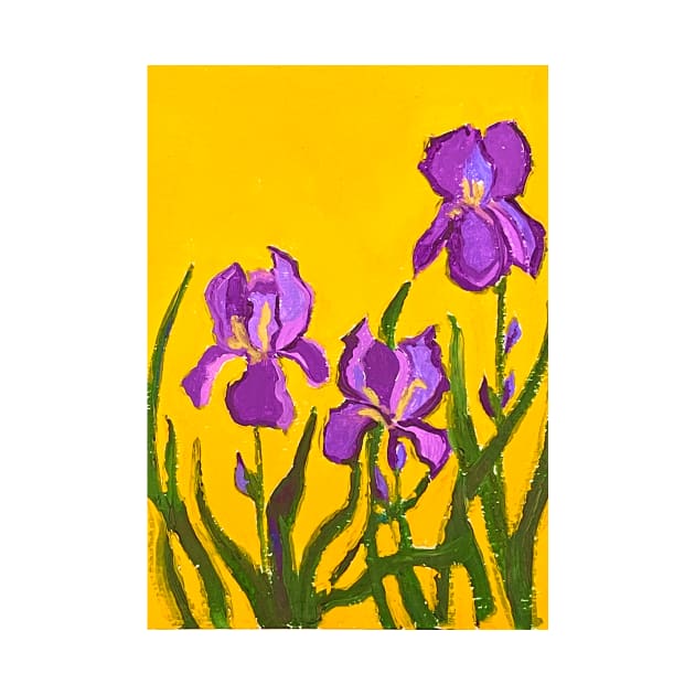 Iris Flower by Blue Cheri