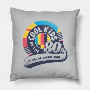 Cool Kids Club Born in The Eighties by Tobe Fonseca Pillow