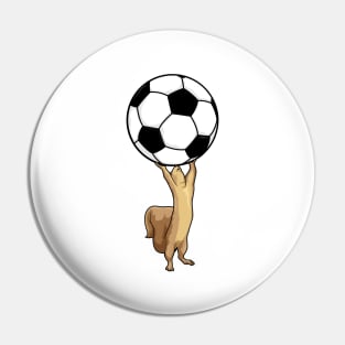 Squirrel with Soccer ball Pin