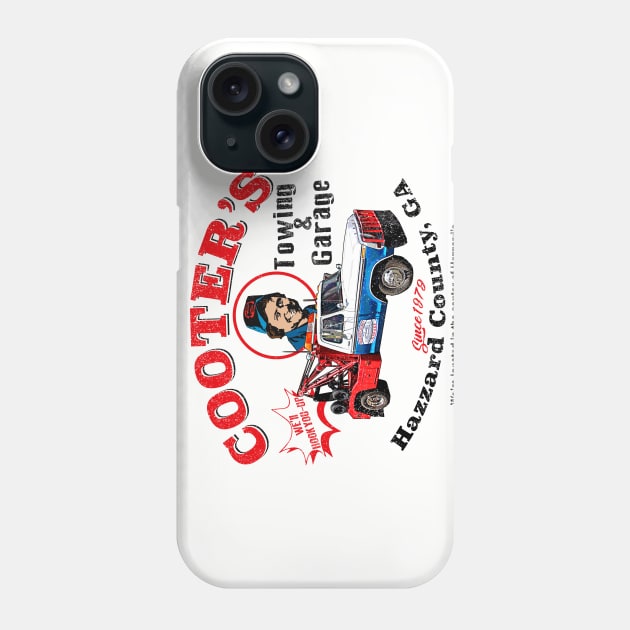 Cooter's Towing Worn Hazzard County Phone Case by Alema Art