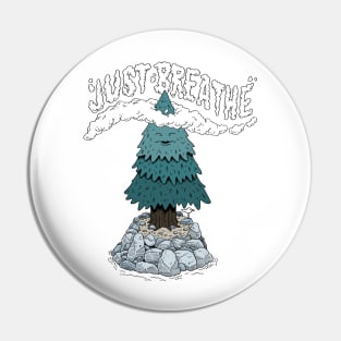 Just Breathe Pin