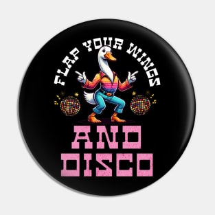 Disco Goose Pin