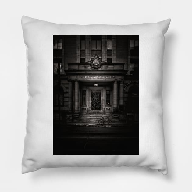 No 212 King Street West 1 Pillow by learningcurveca