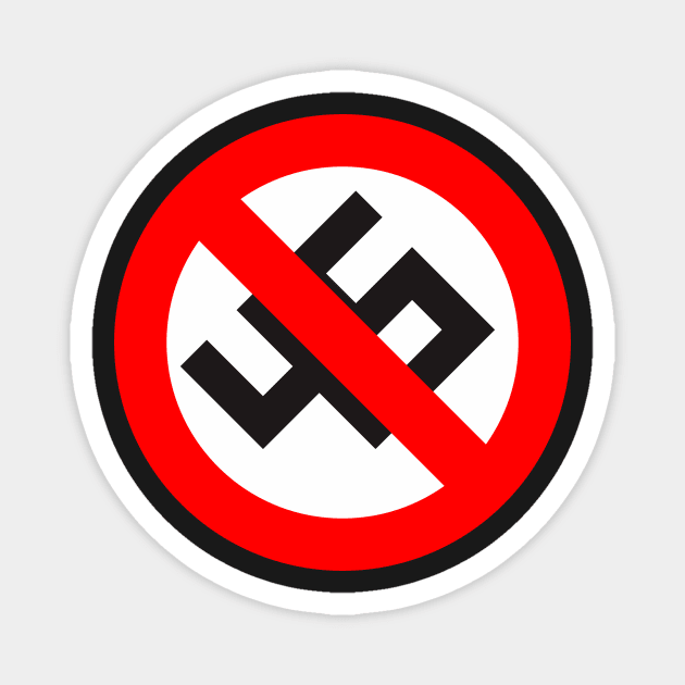 anti 45 anti nazi Magnet by ajarsbr