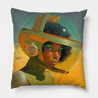 We Are Floating In Space - 105 - Sci-Fi Inspired Retro Artwork Pillow