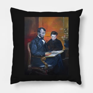 Abe Lincoln, A nation of readers Pillow