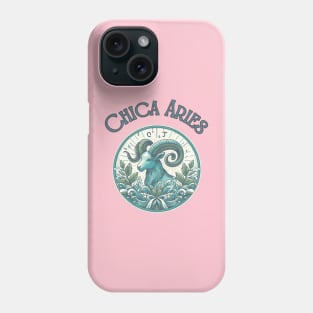 Chica Aries Cosmic Fire"- Zodiac Horoscope Star Signs Phone Case