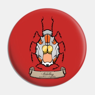 Rebel fighter insect Pin