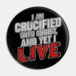 Crucified with Christ Statement Tee Pin