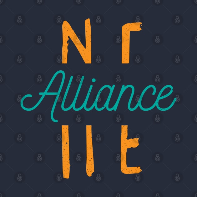 Alliance Nebraska City Typography by Commykaze