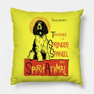 Cute English Springer Spaniel Gift Springer Spaniel Art Graphic Design Pillow