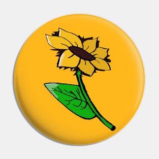 Sunflower Pin