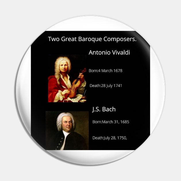 Two Great Baroque Composers Pin by Rosettemusicandguitar