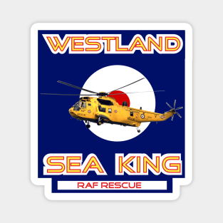 Westland Sea King Search and rescue helicopter in RAF roundel, Magnet