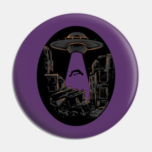 Alien Abduction (Back) Pin