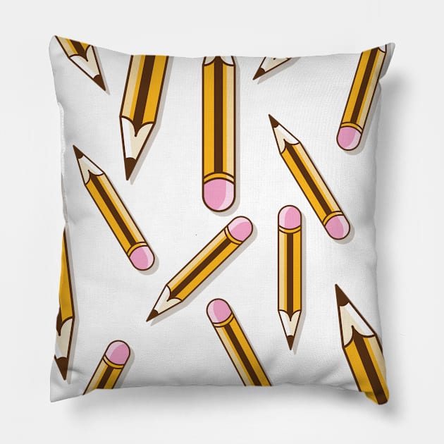 Pencils Pillow by nickemporium1